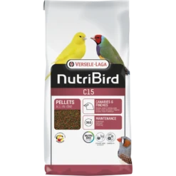 C15 Granulés Extrudés - Aliment D'entretien Pour Canaris, Oiseaux Exotiques Et Indigènes 10kg - Nutribird