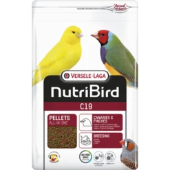 C19 Tropical Granulés Extrudés - Aliment D'élevage Pour Canaris, Oiseaux Exotiques Et Indigènes 3kg - Nutribird