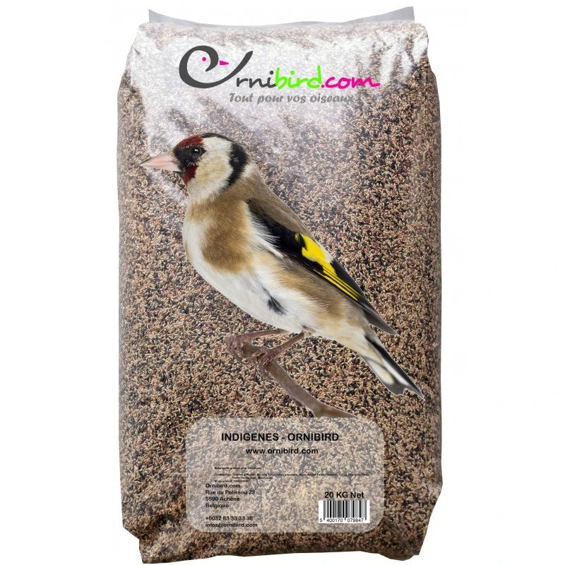 Indigènes - Ornibird, Mélange Pour Indigènes 20kg 3 Indigènes - Ornibird, Mélange Pour Indigènes 20kg