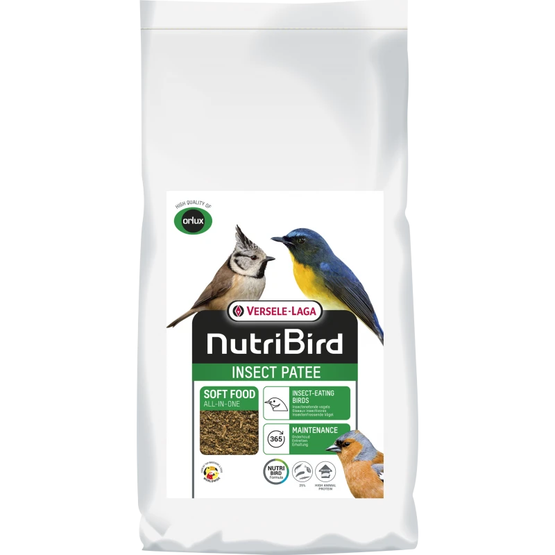 Insect Patée Aliment Complet Pour Oiseaux Insectivores 20kg - Nutribird 3 Insect Patée Aliment Complet Pour Oiseaux Insectivores 20kg - Nutribird
