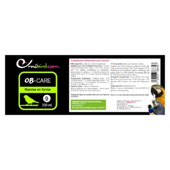 OB-CARE - Remise En Forme 250ml - Ornibird.com -Deli Nature Soldes ob care remise en forme 250ml ornibirdcom ob009 private label ornibird complement alimentaire pour oiseauxcomposition glucose ci 1