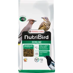Remiline Granulés Universels Aux Baies – Aliment D'entretien Pour Oiseaux Frugivores Et Insectivores 25kg - Nutribird
