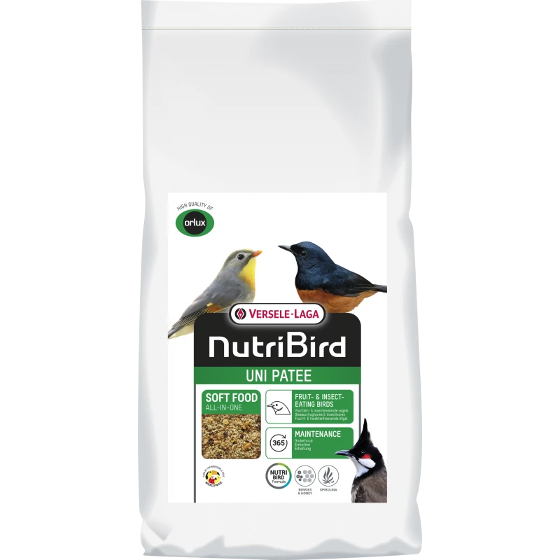 Uni Patée Aliment Complet Pour Oiseaux Frugivores Et Insectivores 25kg - Nutribird 3 Uni Patée Aliment Complet Pour Oiseaux Frugivores Et Insectivores 25kg - Nutribird